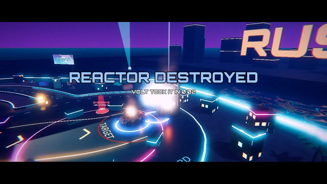 The reactor explodes at the end of a Convoy push