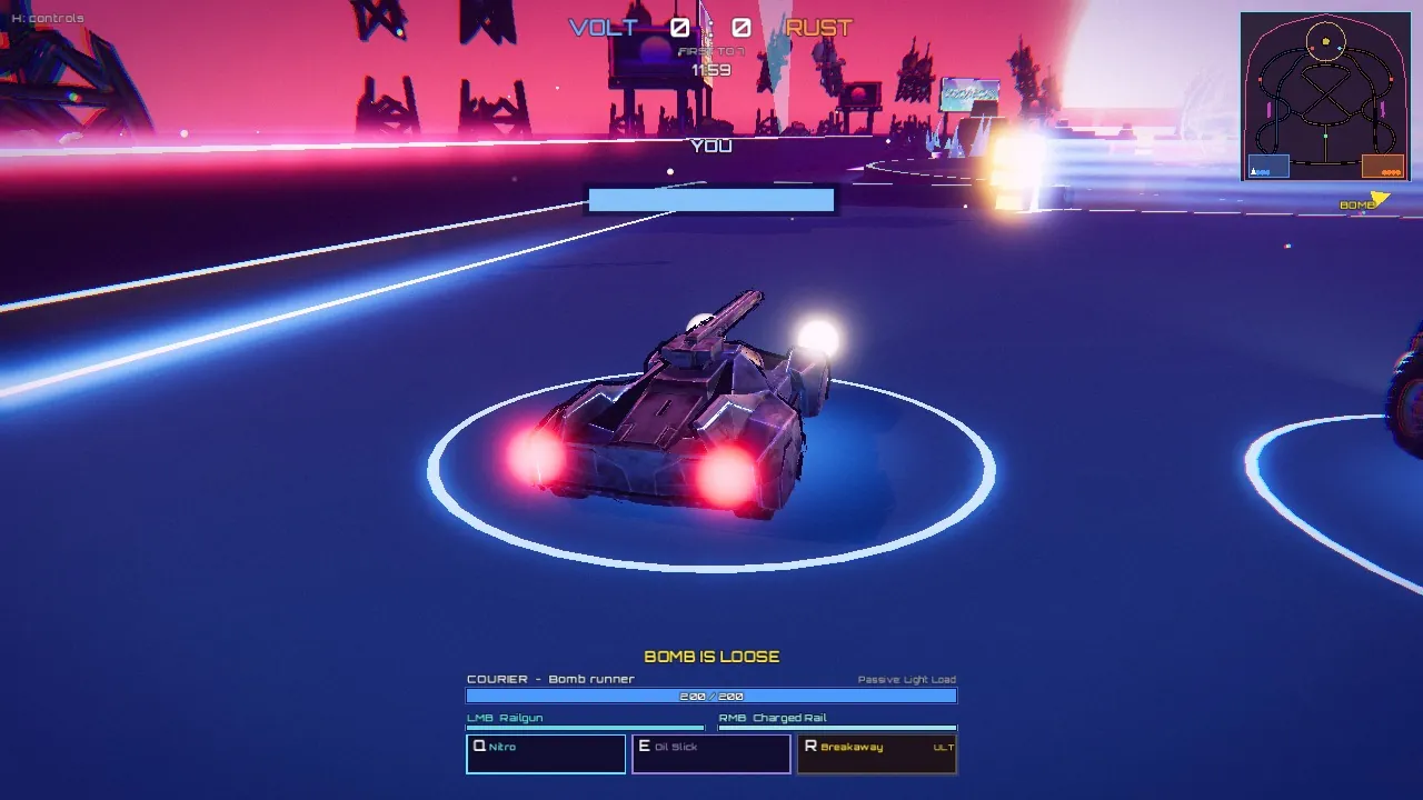 A Delivery match on the Interchange arena